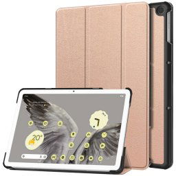 LEATHER Flip borító a Google Pixel Tab repülési rózsa aranyhoz