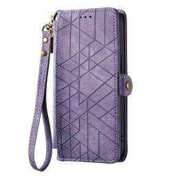 GEOM Wallet tok Apple iPhone 15 Pro Max lila telefonhoz
