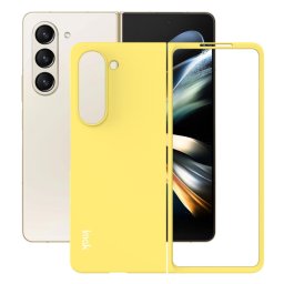 IMAK JS-2 Műanyag borítás Samsung Galaxy Z Fold 5 5G sárga