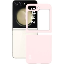 IMAK JS-2 Műanyag borítás Samsung Galaxy Z Flip 5 5G rózsaszín