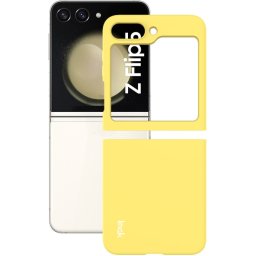 IMAK JS-2 Műanyag borítás Samsung Galaxy Z Flip 5 5G sárga