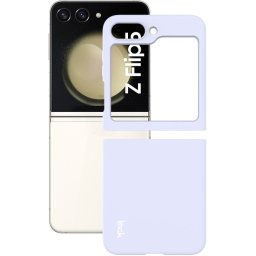 IMAK JS-2 Műanyag borítás Samsung Galaxy Z Flip 5 5G lila telefonhoz