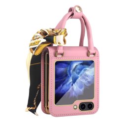 GKK HANDBAG Védőtok Samsung Galaxy Z Flip 5 5G rózsaszín