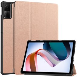 LEATHER Flip borítás Xiaomi Redmi Pad SE rozé aranyhoz