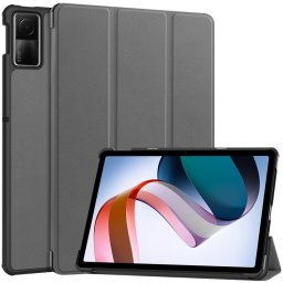LEATHER Flip borítás Xiaomi Redmi Pad SE-hez szürke