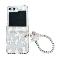 GYÖNGYEK Műanyag huzat medállal Samsung Galaxy Z Flip 5 5G BUTTERFLY