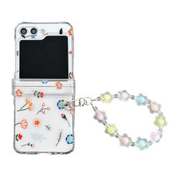GYÖNGYEK Műanyag borítás medállal Samsung Galaxy Z Flip 5 5G SMALL FLOWER S