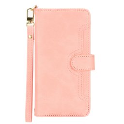 ZIP O Wallet tok Asus Zenfone 10 / Zenfone 9 rózsaszín telefonhoz