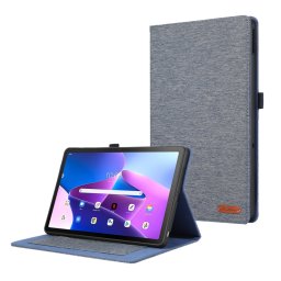 FABRIC Flip borító a Lenovo Tab M10 5G kék színhez