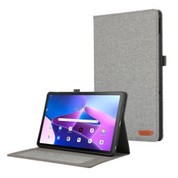FABRIC Flip borító Lenovo Tab M10 5G szürke színű
