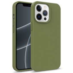 ECO RUBBER Védőburkolat Apple iPhone 15 Pro Max sötétzöld