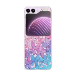 ART Műanyag borítás Samsung Galaxy Z Flip 5 5G PAINTED FLOWER S telefonhoz