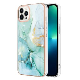 IMD MARBLE Védőburkolat Apple iPhone 15 Pro GREEN