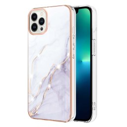 IMD MARBLE Védőburkolat Apple iPhone 15 Pro WHITE