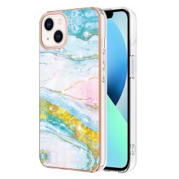 IMD MARBLE Védőburkolat Apple iPhone 15 GREEN GOLD