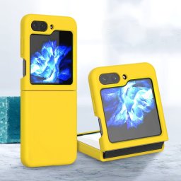 RUBBER Védőburkolat Samsung Galaxy Z Flip 5 5G sárga