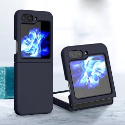 RUBBER Védőburkolat Samsung Galaxy Z Flip 5 5G sötétkék