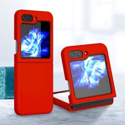 RUBBER Védőburkolat Samsung Galaxy Z Flip 5 5G piros