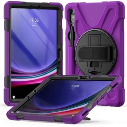 SOLID Tartós borítás Samsung Galaxy Tab S9 lila telefonhoz