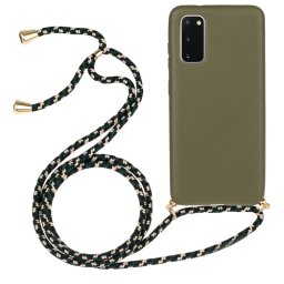 ROPE Huzat kábellel Samsung Galaxy S20 sötétzöld