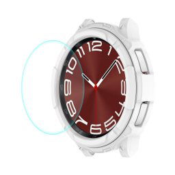ENKAY TPU FULL BODY Üvegborítás Samsung Galaxy Watch 6 Classic 47mm fehér
