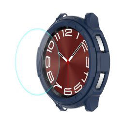 ENKAY TPU FULL BODY Üvegborítás Samsung Galaxy Watch 6 Classic 47mm kék