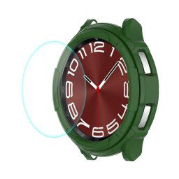 ENKAY TPU FULL BODY Üvegborítás Samsung Galaxy Watch 6 Classic 43mm zöld