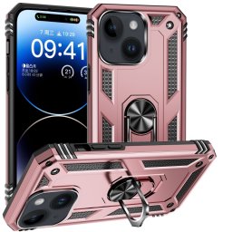 RING tok tartóval Apple iPhone 15 Plus rózsaszín