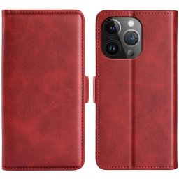 SIDE Wallet tok Apple iPhone 15 Pro telefonhoz piros