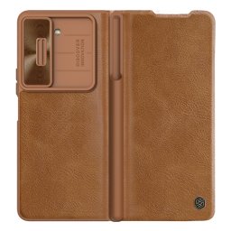 NILLKIN QIN LEATHER Samsung Galaxy Z Fold 5 5G barna