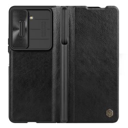 NILLKIN QIN LEATHER Samsung Galaxy Z Fold 5 5G fekete