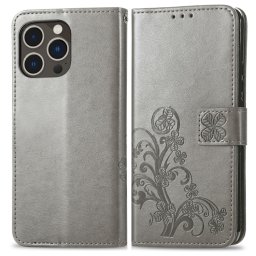 ART FLOWER S Pénztárcavédő Apple iPhone 15 Pro szürke