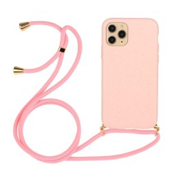 ROPE Huzat kábellel Apple iPhone 15 Pro Max rózsaszín