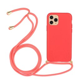 ROPE Huzat kábellel Apple iPhone 15 Pro Max piros