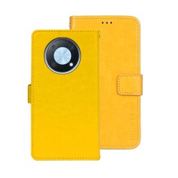 IDEWEI Wallet tok Huawei Nova Y90 sárga