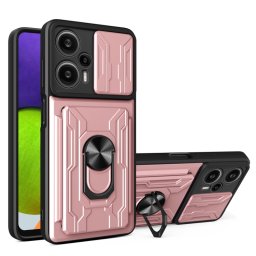 RING KAMERA Borító tartóval Xiaomi Poco F5 rózsaszínhez