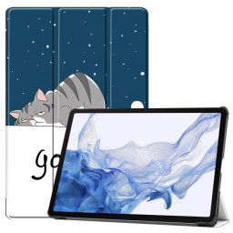 ART Flip tok Samsung Galaxy Tab S9 LAZY CAT telefonhoz