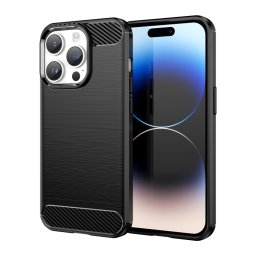 FLEXI TPU burkolat Apple iPhone 15 Pro Max telefonhoz fekete