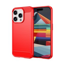 FLEXI TPU burkolat Apple iPhone 15 Pro piros
