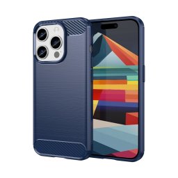 FLEXI TPU burkolat Apple iPhone 15 Pro készülékhez kék