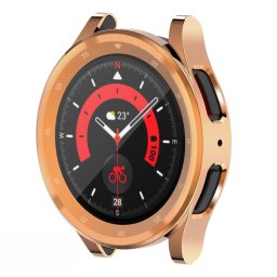 TPU TELJES BORÍTÁS Samsung Galaxy Watch 5 Pro telefonhoz készült 45 mm-es ROSE GOLDborítás