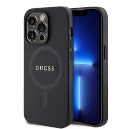 GUESS MAGSAFE borító Apple iPhone 15 Pro készülékhez fekete