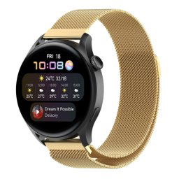 MILANESE Fém szíj Huawei Watch GT 3 Pro-hoz 46mm arany