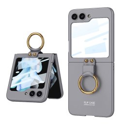 GKK CIRCLE Védőtok tartóval Samsung Galaxy Z Flip 5 5G szürke