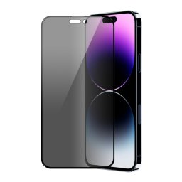 3D ADATVÉDELEM Védőüveg Anti Spy szűrővel Apple iPhone 15 Pro Max telefonhoz