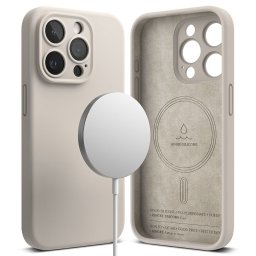 RINGKE SILICONE MAGSAFE Védőburkolat Apple iPhone 15 Pro Max STONE