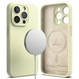 RINGKE SILICONE MAGSAFE Védőburkolat Apple iPhone 15 Pro Max SUNNY LIME