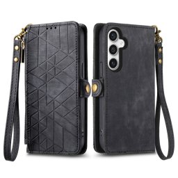 GEOM Wallet tok Samsung Galaxy S23 FE 5G fekete