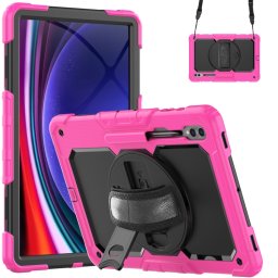 SOLID 360 tok Samsung Galaxy Tab S9 Ultra / Tab S10 Ultra rózsaszín telefonhoz