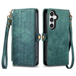 GEOM Wallet tok Samsung Galaxy S23 FE 5G zöld színben